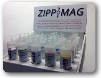 ZippMags Super Strong Neodymium Magnet Tube Display